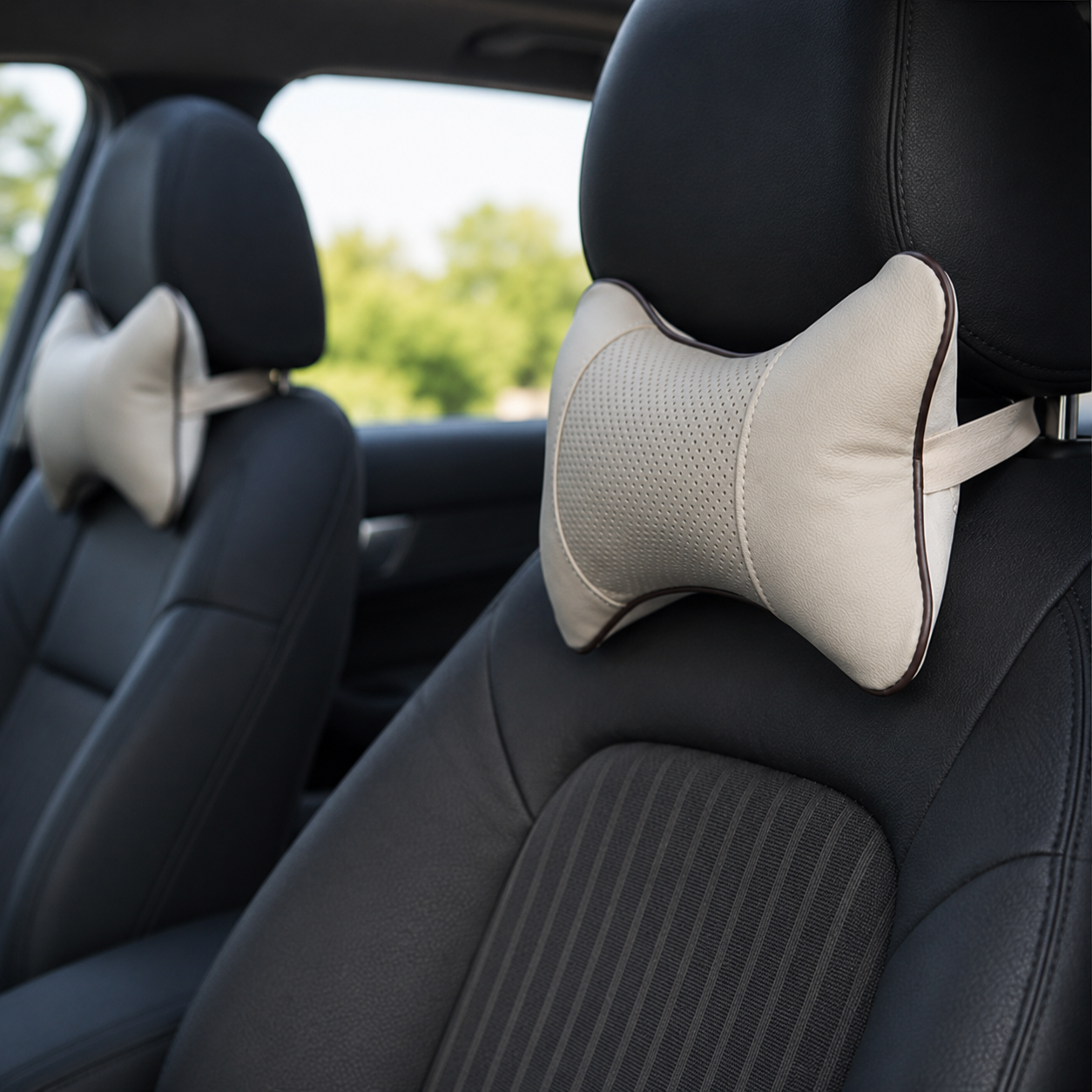 Automobilio sėdynės kaklo pagalvėlės 2 vnt. - Image 7