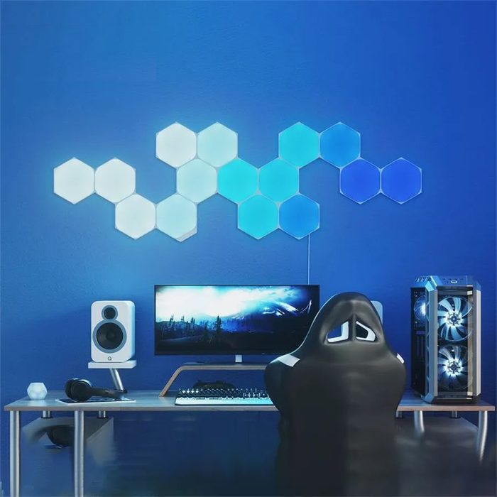 LED šešiakampė kvantinė lempa 6 vnt. - Image 4