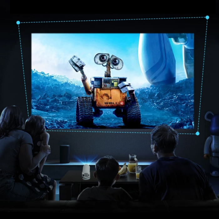 Namų kino nešiojamasis 4K Android 11 projektorius - Image 2