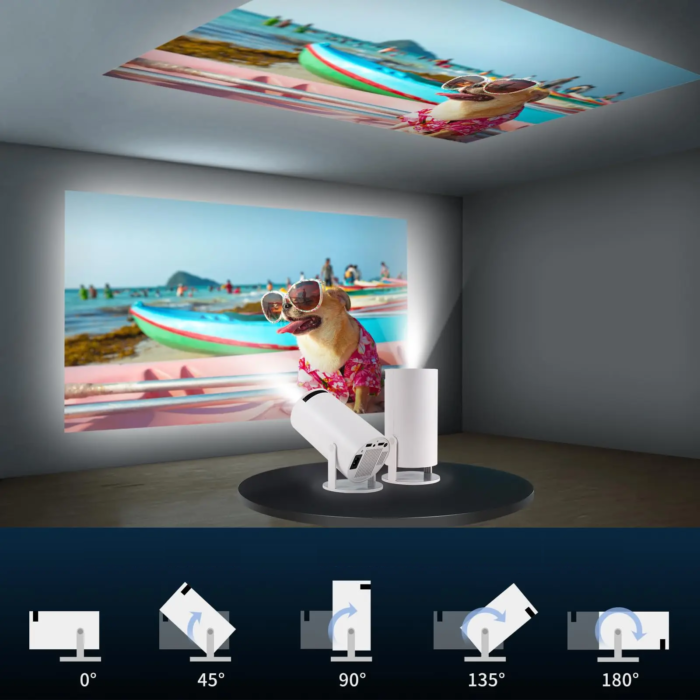 Namų kino nešiojamasis 4K Android 11 projektorius - Image 3