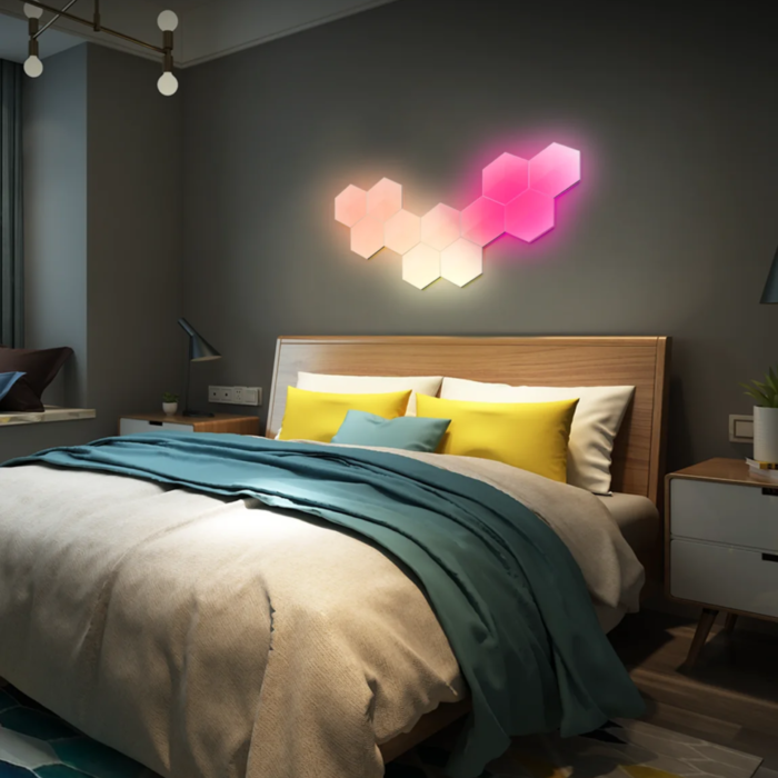 LED šešiakampė kvantinė lempa 6 vnt. - Image 3